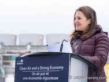 Chrystia Freeland visits Calgary to promote carbon capture credit - Calgary Herald
