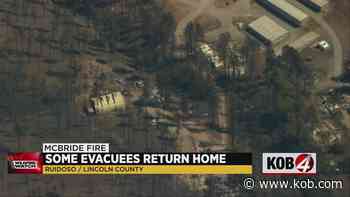 Some evacuees allowed to return home following McBride Fire - KOB