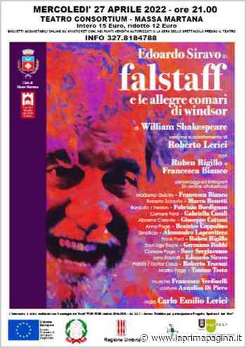 'Teatri in rete' a Massa Martana: Edoardo Siravo in "Falstaff e le allegre comari di Windsor" - La Prima Pagina - La Prima Pagina
