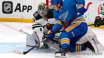 Wild fall to Blues in OT after erasing three-goal deficit