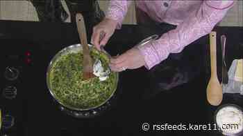 Recipes: Scrambled eggs Florentine and spinach artichoke quesadillas