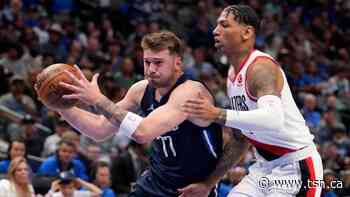 Doncic has double-double in Mavericks win over Trail Blazers - TSN