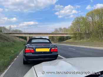 Driver stopped due to excess speeds and no insurance