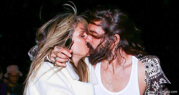 Heidi Klum & Hubby Tom Kaulitz Share Steamy Kiss at Coachella 2022