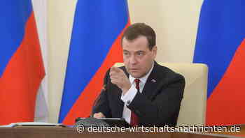 Medwedew sinngemäß an Europa: „Wenn wir untergehen, geht Ihr auch unter – Ihr Masochisten!“