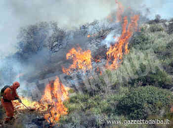 Incendi: ancora fiamme nei boschi della provincia di Cuneo - http://gazzettadalba.it/