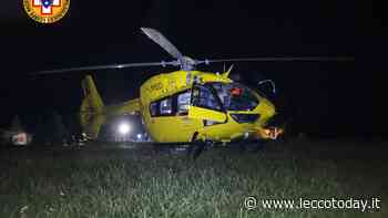 L'elicottero arriva alla Capanna Monza: 59enne recuperato in piena notte - LeccoToday