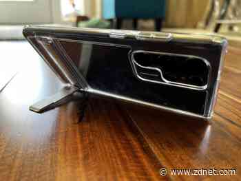 ESR Samsung Galaxy S22 Ultra Metal Kickstand case hands-on: Drop protection with two-way stand
