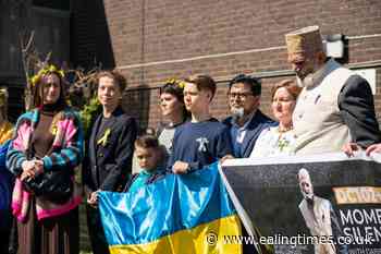 Fundraiser, 102, holds silence in support of Ukrainian refugees - Ealing Times