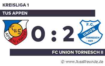 Union Tornesch II wird der Favoritenrolle gerecht - fussifreunde.de