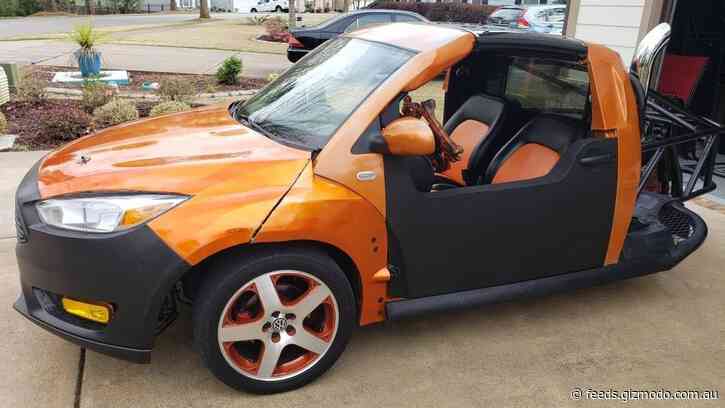 Would You Let Your Freak Flag Fly With This Custom 2003 VW Beetle Three-Wheeler?