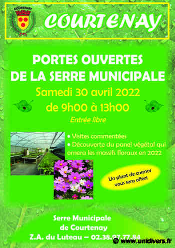 Portes Ouvertes de la Serre Municipale Serre Municipale,Z.A. du Luteau samedi 30 avril 2022 - Unidivers