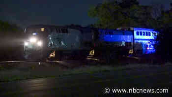 Two killed after car tried to beat oncoming Amtrak train in Houston, police said