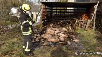 Feuer in Siegen: Schuppen brennt – Nachbargebäude in Gefahr - WP News