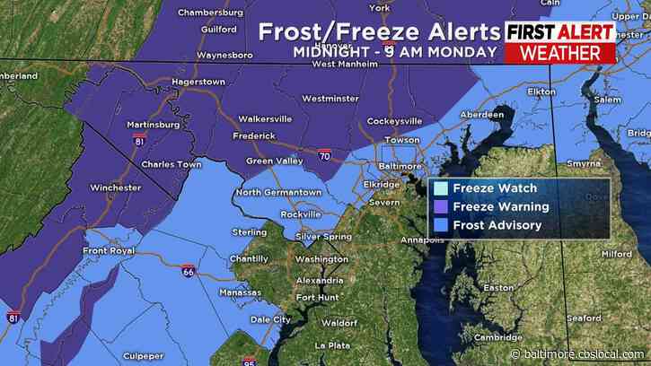 Marylanders Weather: Prepare For Wind Gusts And Freezing Temperatures
