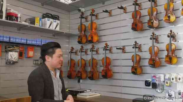 'I was shocked': Items worth thousands stolen for Calgary music shop