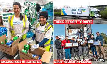 Mail Force heroes reveal their 1,000-mile journey to deliver food parcels from Leicester to Luhansk - Daily Mail