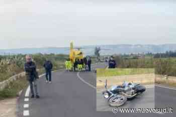 Incidente a Floridia, motociclista trasferito a Catania in elisoccorso - Nuovo Sud