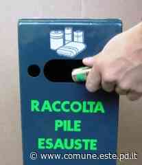 Contenitori per raccolta di pile o batterie - CITTA' DI ESTE - Culla dei Veneti Antichi - Comune di Este