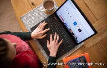 Fewer people working in the office in Blackburn than before