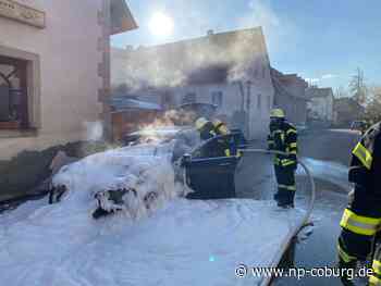 Wohl technischer Defekt - Motorraum in Flammen - Neue Presse Coburg