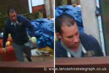 Owner spotted man peering through window of property
