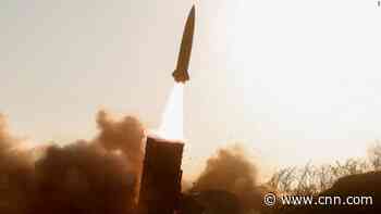 Photo shows launch of N Korea's new weapon