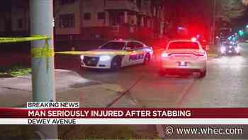 A man has life-threatening injuries after a stabbing near Aquinas, police say