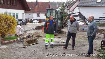 Areal in Schömberg: Dorfplatz in Schwarzenberg bekommt Wasserspiele
