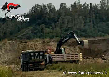 Crotone: Rubano materiali inerti dal fiume Tacina, 2 operai arrestati dai Carabinieri - Fantapol News