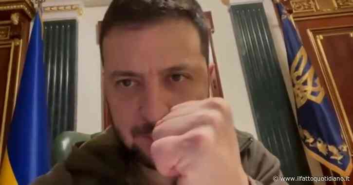 Guerra Russia-Ucraina, Zelensky stravolto parla in un video (poi rimosso) all’alba del 52° giorno di conflitto: “Vinceremo”