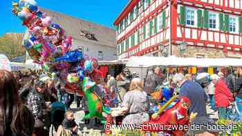 Ostermarkt Neubulach: Großer Andrang, viel zu sehen
