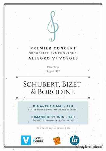 Epinal - les tout premiers concerts de l'Orchestre Allegro Vi'Vosges ! - Epinal infos - Epinal Infos