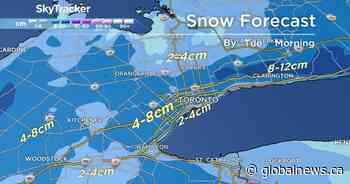 ‘Heavy wet snow’ expected for Toronto area on Monday