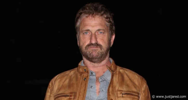 Gerard Butler Checks Out Performers On Night Three of Coachella 2022