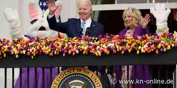 Biden und Ehefrau Jill empfangen Kinder zum Ostereierrollen