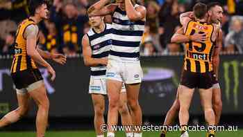 Hawks snatch sweet AFL upset over Cats - Western Advocate