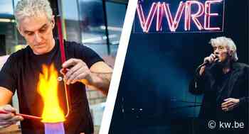 Neon Elite uit Pittem maakte neonletters 'Vivre' voor Arno: “We beschouwen elke opdracht als een klein kunstwerk” - KW.be