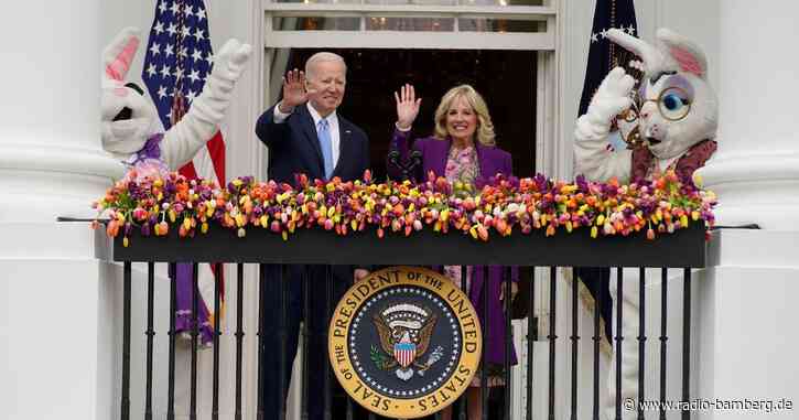 Joe und Jill Biden empfangen Kinder zum Ostereierrollen