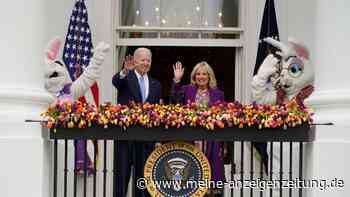 Joe und Jill Biden empfangen Kinder zum Ostereierrollen