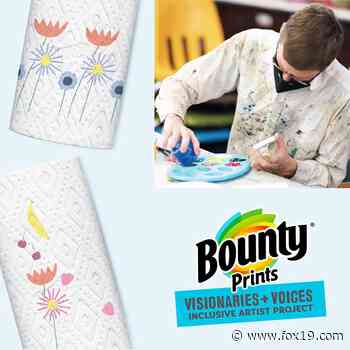 Cincinnati studio that supports artists with disabilities to design Bounty paper towels - FOX19