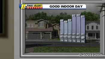 Heavy rain moves through central North Carolina