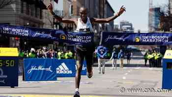Kenya's Evans Chebet wins the 2022 Boston Marathon men's race