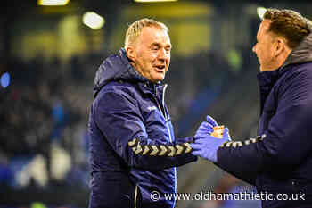 Sheridan After Crucial Win - News - oldhamathletic.co.uk