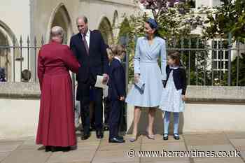 Queen's grandchildren and great-grandchildren lead the way at Easter service - Harrow Times