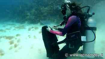Incisioni in immersione a 12 metri di profondità: la prima volta nel mondo è di un’artista pontina - LatinaToday