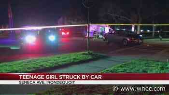 Teenager remains in stable condition after being struck by car