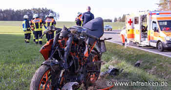 Königsfeld: Motorradfahrer stürzt in Kurve - Hubschrauber bringt Verletzten nach Unfall in Klinik