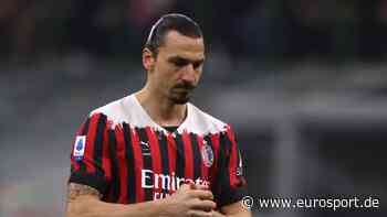 Zlatan Ibrahimovic am Knie verletzt - Milan-Star droht Zwangspause im Derby gegen Inter Mailand - Eurosport DE