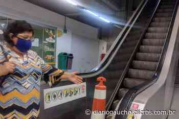 Leitora reclama: há 20 dias escada rolante está parada na Estação Novo Hamburgo - Diário Gaúcho